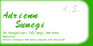 adrienn sumegi business card